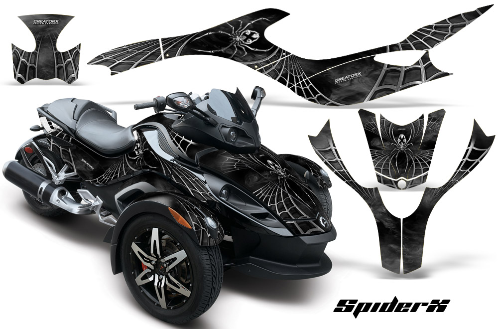 CAN-AM SPYDER Graphics Kit SpiderX Silver